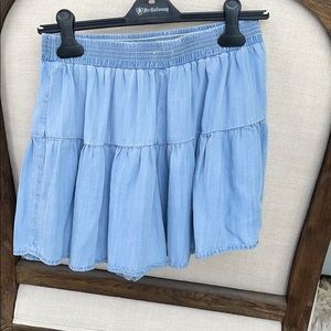 Denim short/skirt
